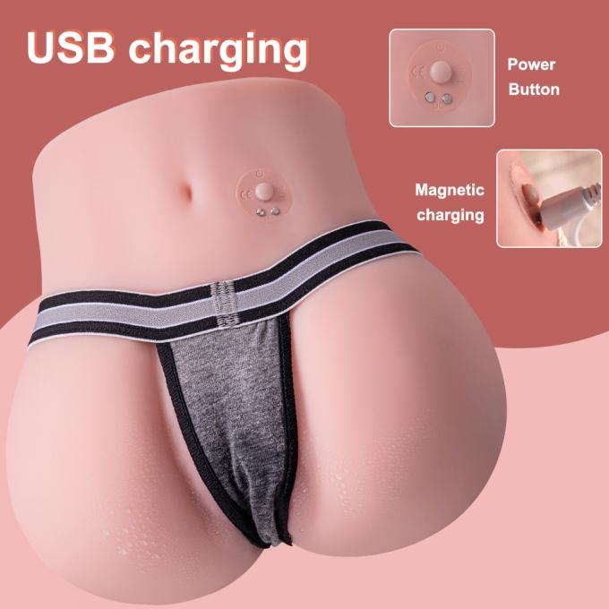 XISE Brand Realistic Vibrating Ass Masturbator 4.8lb Roberta Sex Masturbator 10 Speeds 3