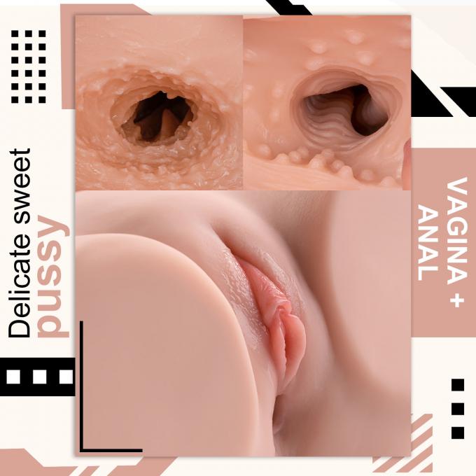 Half Body Sex Doll Delilah 10 Speeds Vibration 10.3lb Huge Breast And Anal Innovative Toys