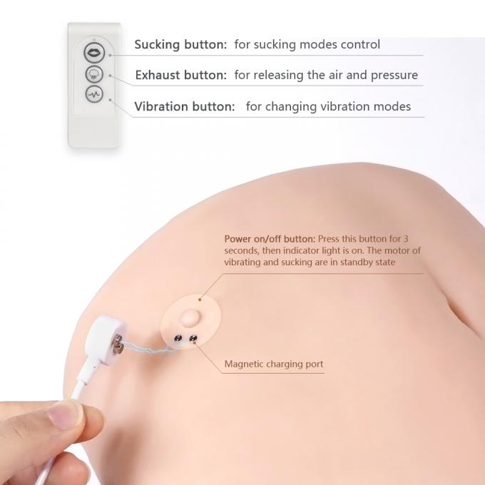 Vibrating Sucking Big Ass Masturbator 33lb With Remote Control Automatic Cleaning Function