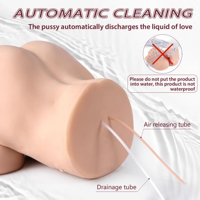 Vibrating Sucking Big Ass Masturbator 33lb With Remote Control Automatic Cleaning Function
