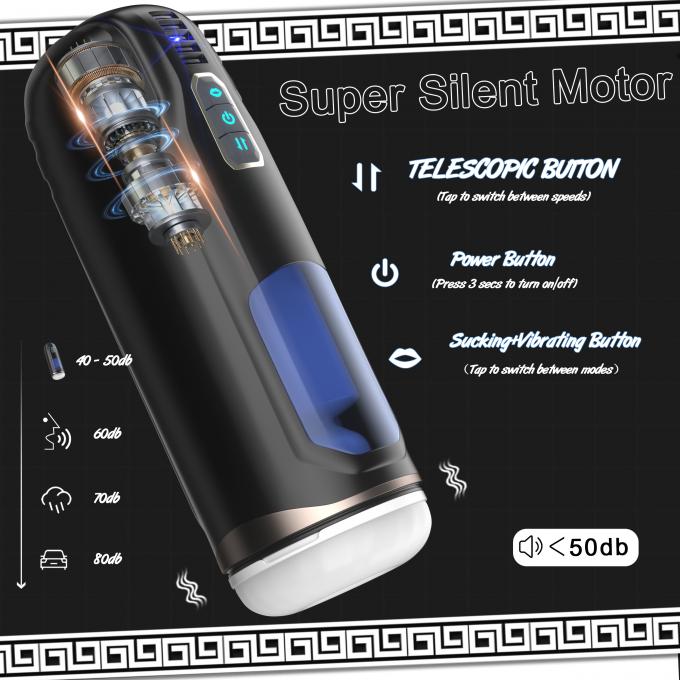 3 In 1 Automatic Thrusting And Sucking Male Masturbator Toys For Men 2