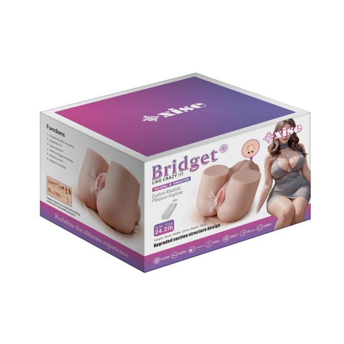 XISE Newest product Vibrating Vagina Sucking Ass Masturbator 24lb Automatic Big Butt Masturbator 12