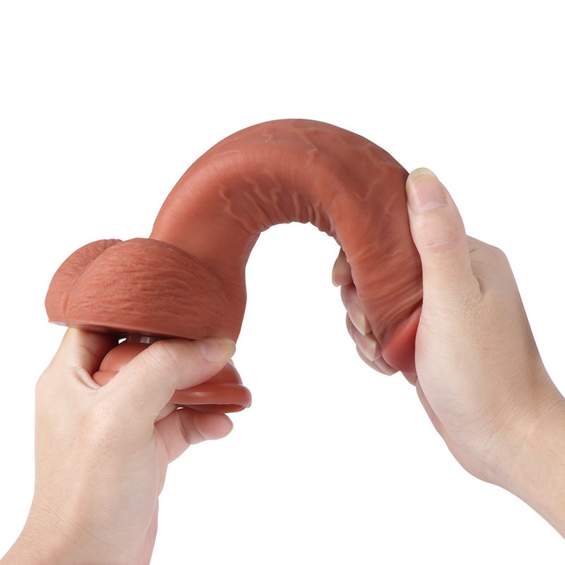 Xise Double Hardness Silicone Dildo Cock For Queen 9.44