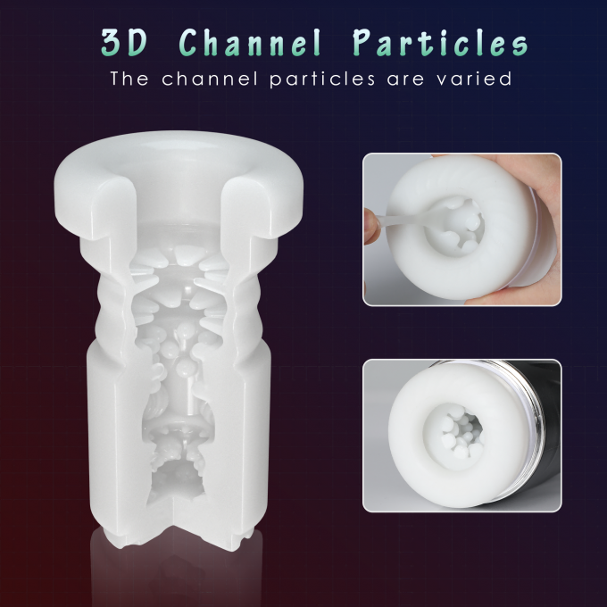 Multiple Functions Male Masturbator Toys With Vibrating Stimulation Realistic Thrusting Sensation 3