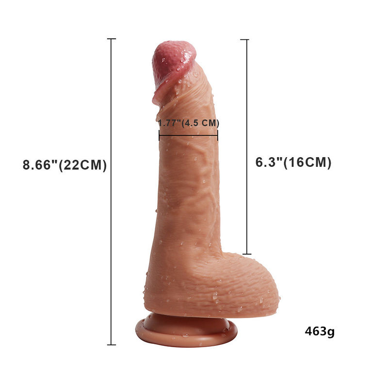 Xise Artificial Dildo Dual layers silicone 8.66