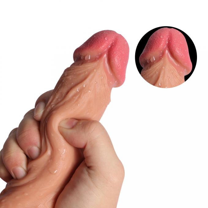 Xise Dual Densities Silicone Dildo SQ-WBD10007 packaging view