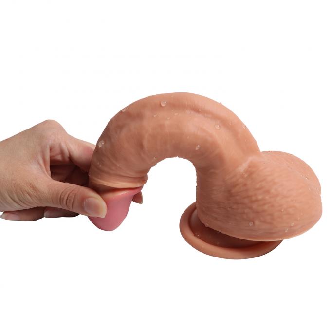 Dual density silicone dildo packaging options