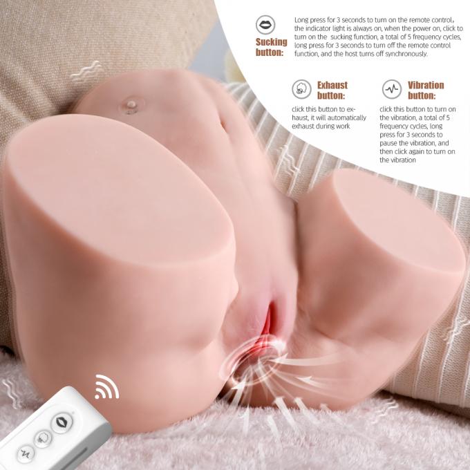 XISE 11kg Remote Control Big Butt Multiple Vibrating and Sucking Functions Ass Masturbator