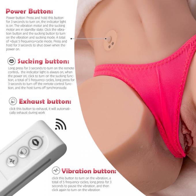 XISE 3 kg Mini Realistic Ass Masturbator Automatic Sucking and Vibrating Ass Masturbator for men 11