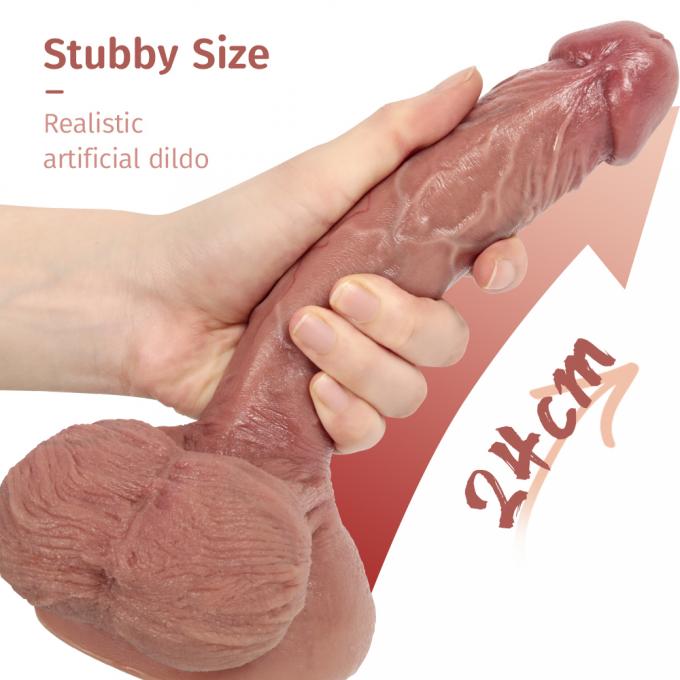 Manufacturing process of silicone dildos