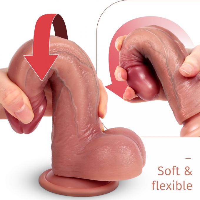 Ultra Soft Dual Silicone Dildo ergonomic design