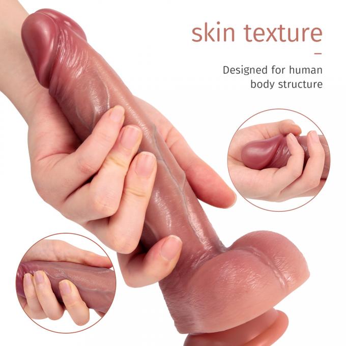 Ultra Soft Dual Silicone Dildo premium finish
