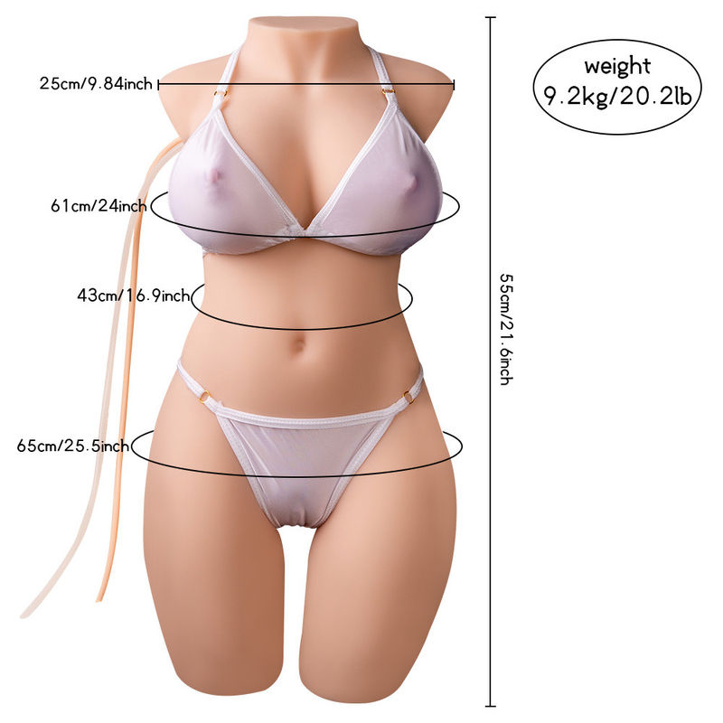 Xise Remote Control 9.2kg Realistic Sex Doll Automatic Sucking Vibrating Sex Doll