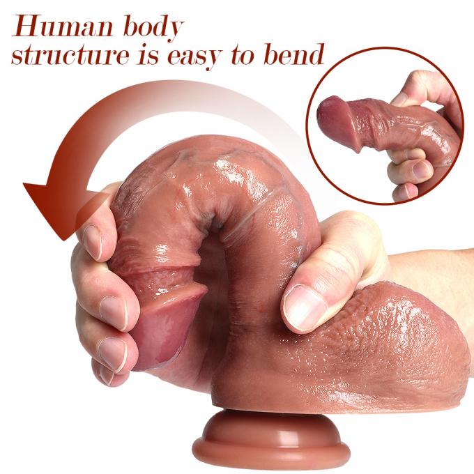 Realistic silicone penis close-up detail 3