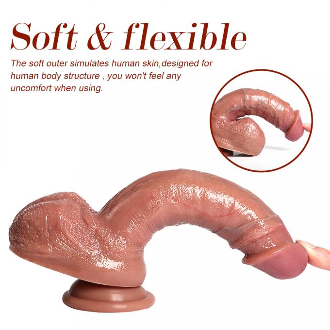 Realistic silicone penis close-up detail 4