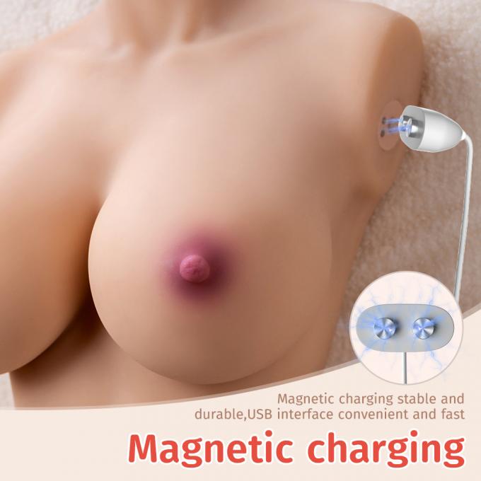 Best Selling Realistic Sex Doll Magnetic Charging 8.69Kg Auto Sucking And Vibrating Half Body Sexy Love Doll for men 9