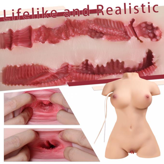 XISE New arrival 7.7kg Lifelike Sex Doll Remote Control Sucking And Vibrating Half Body Sex Doll Automatic drainage 11