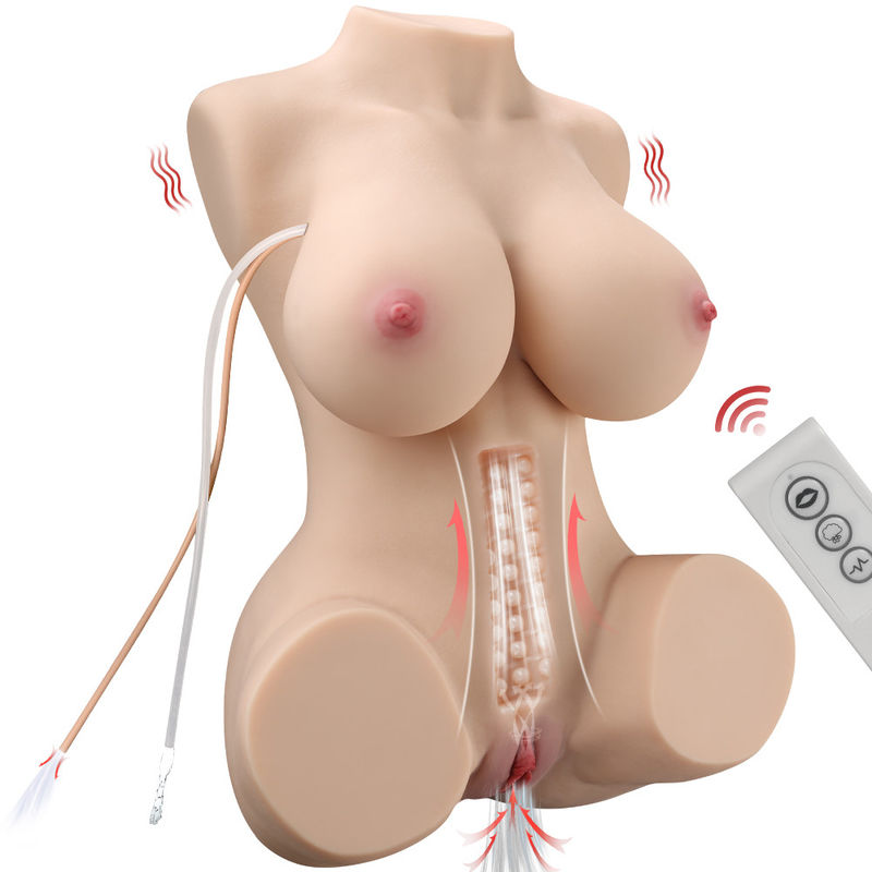 Xise Britney 13.5kg Sucking Vibrating Sex Doll Half Body 5 Modes Vibration 5 Modes Sucking