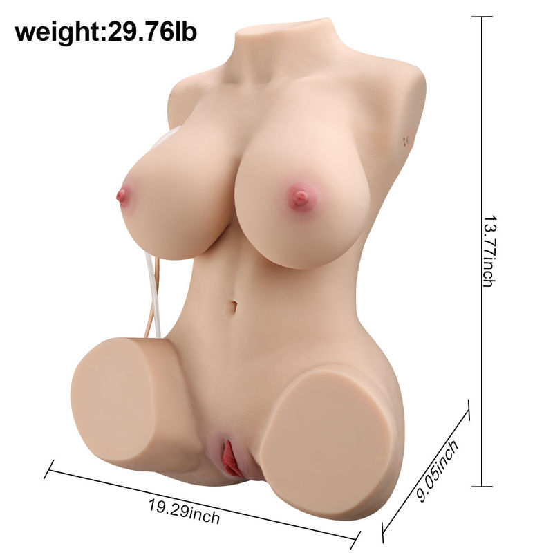 Xise Britney 13.5kg Sucking Vibrating Sex Doll Half Body 5 Modes Vibration 5 Modes Sucking