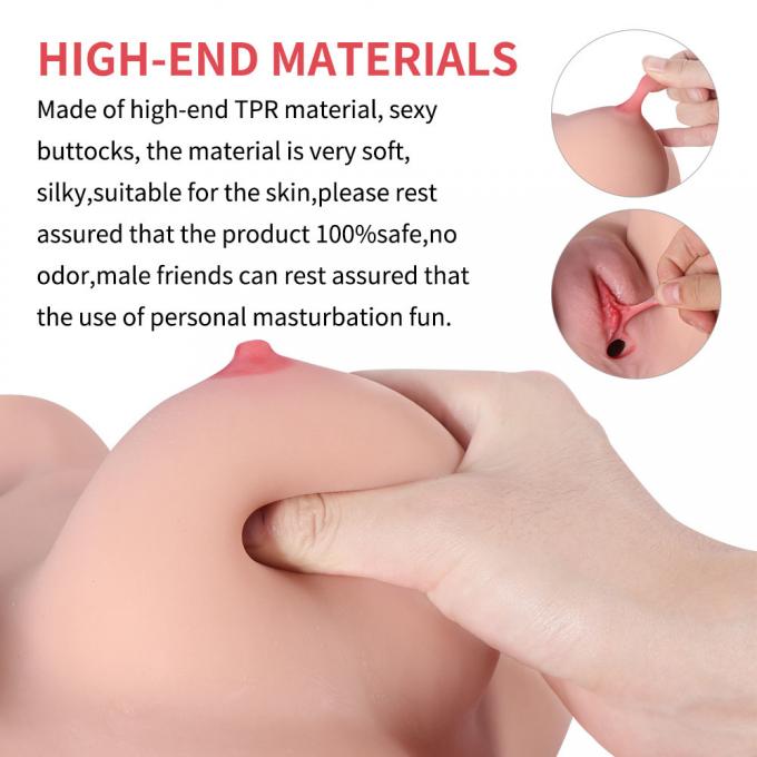 Premium TPR Sex Doll Torso material detail