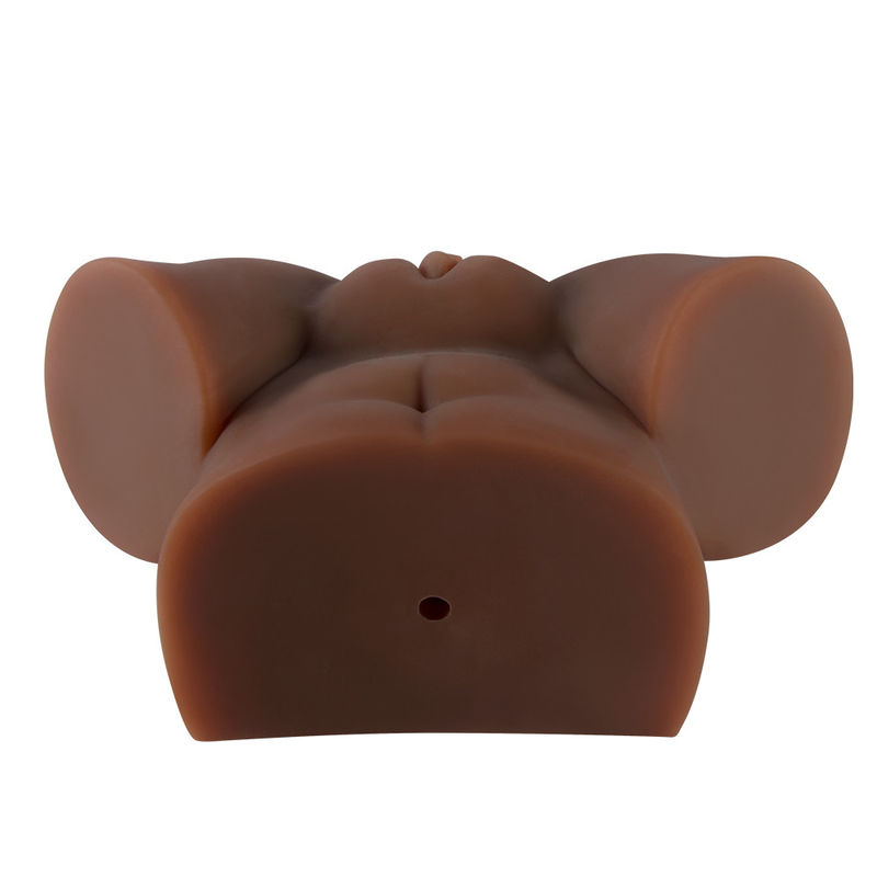 Dark Skin Realistic Ass Sextoy Masturbator Lifelike Bottom TPR Masturbator Classic Sex Toys