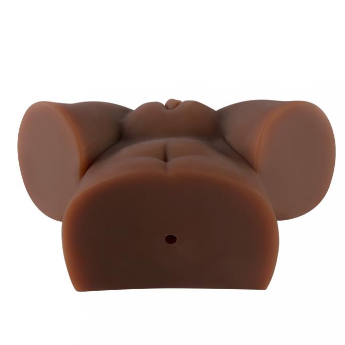 Dark Skin Realistic Ass Sextoy Masturbator Lifelike Bottom TPR Masturbator Classic Sex Toys