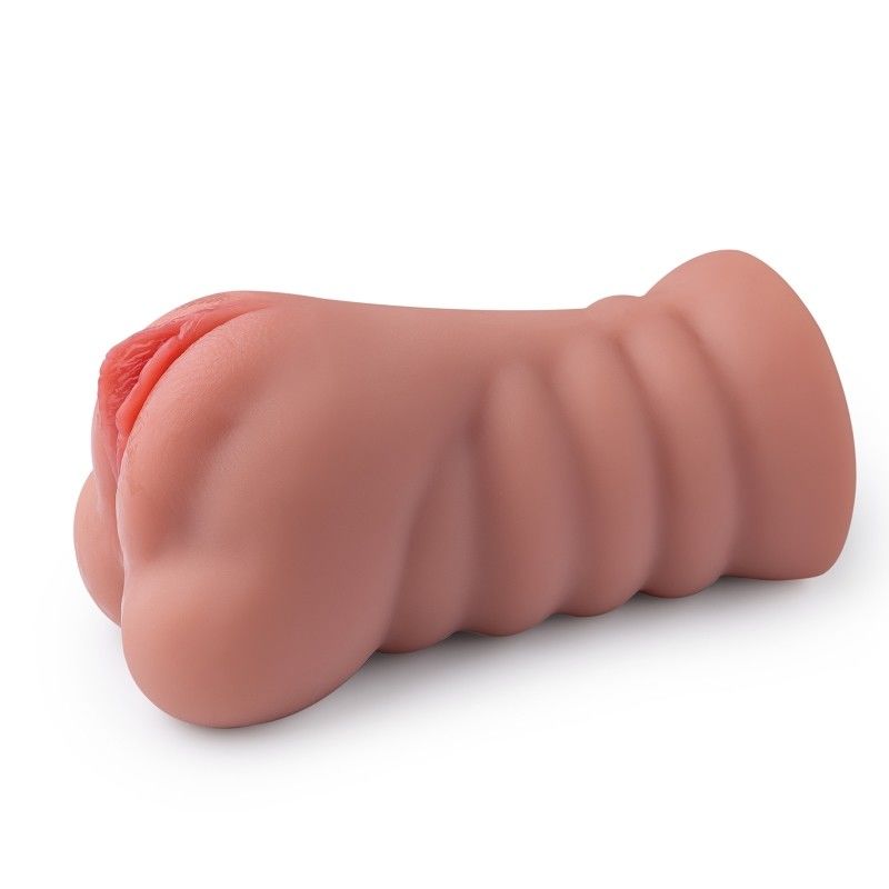Xise Lifelike Vibrating Vagina Pussy Stroker Tan Skin Texture 10 Vibrations For Men