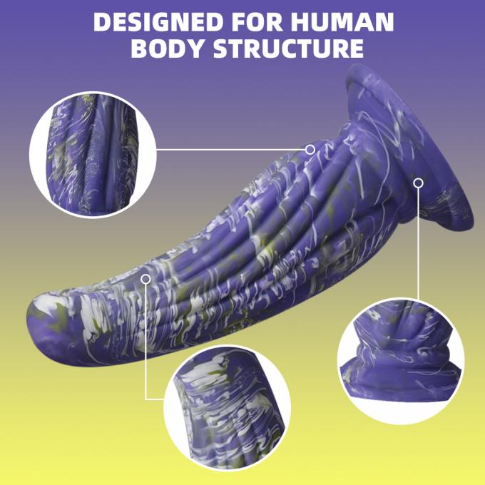 Silicone creature dildo - color close-up