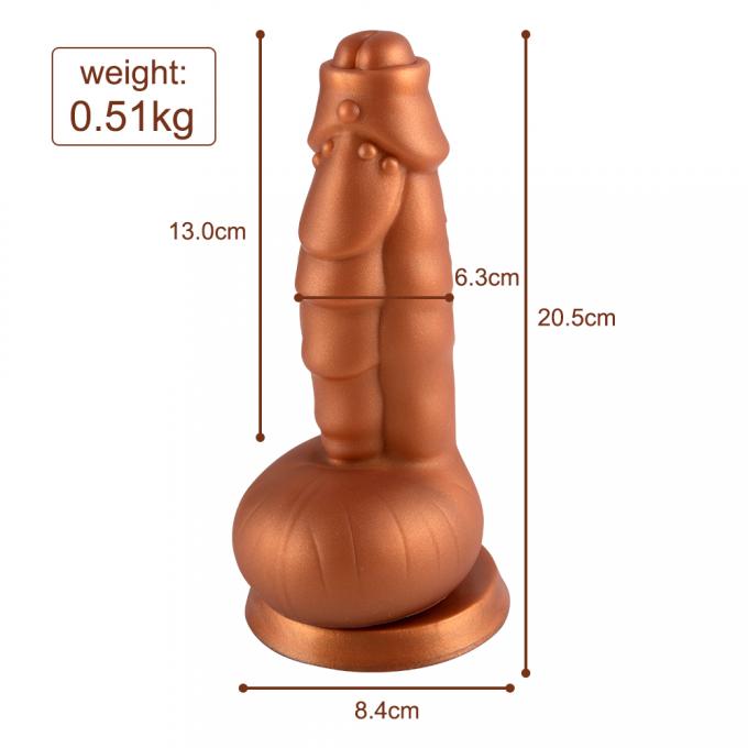 525g Monster Silicone Dildo packaging process