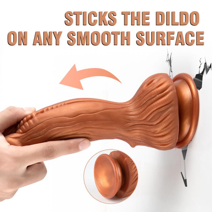 Creature silicone dildo - flexibility demonstration