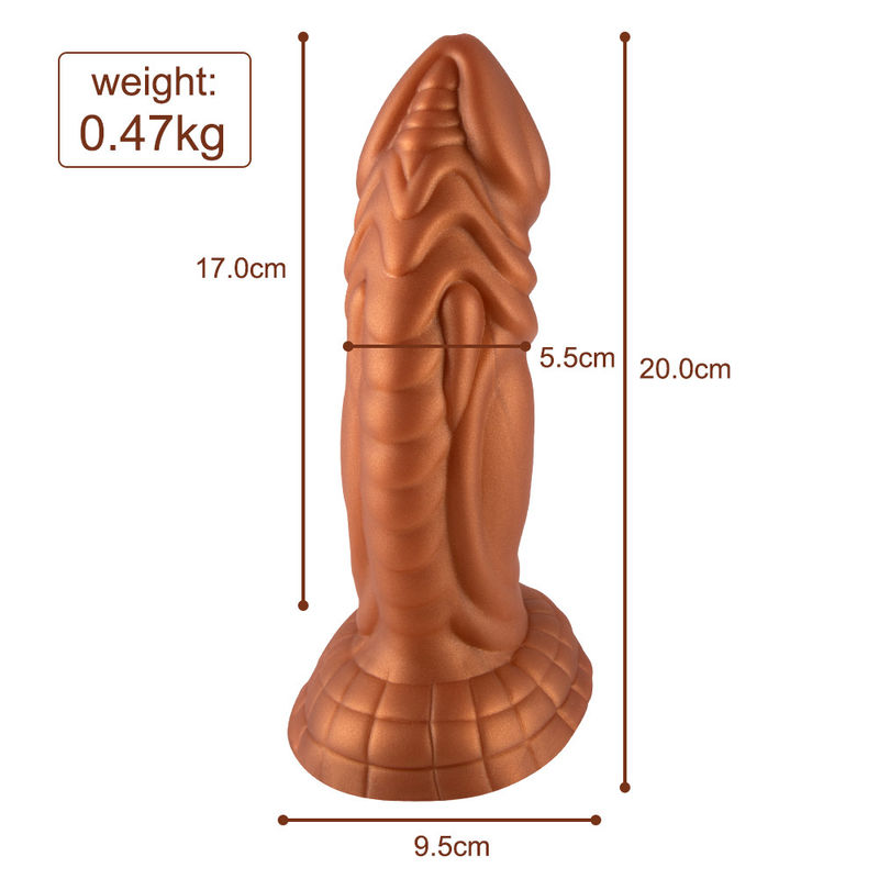 Silicone Monster Dildo With Suction Base Lifelike Texture Waterproof And Discreet Box