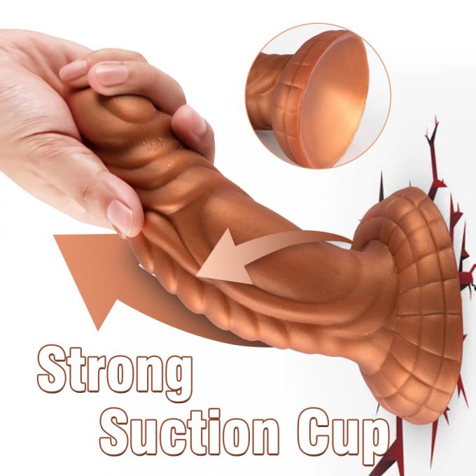 Silicone Monster Dildo - texture close-up
