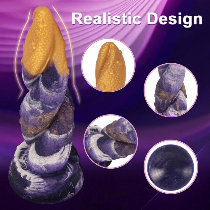 Silicone dildo - material closeup