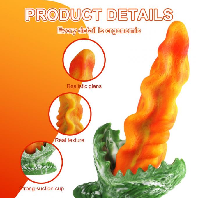 Fantasy silicone dildo close-up detail 5