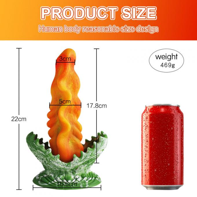 Fantasy silicone dildo close-up detail 6