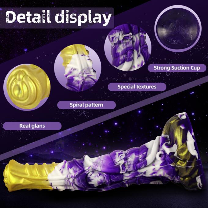 Premium Silicone Creature Dildo flexibility demonstration