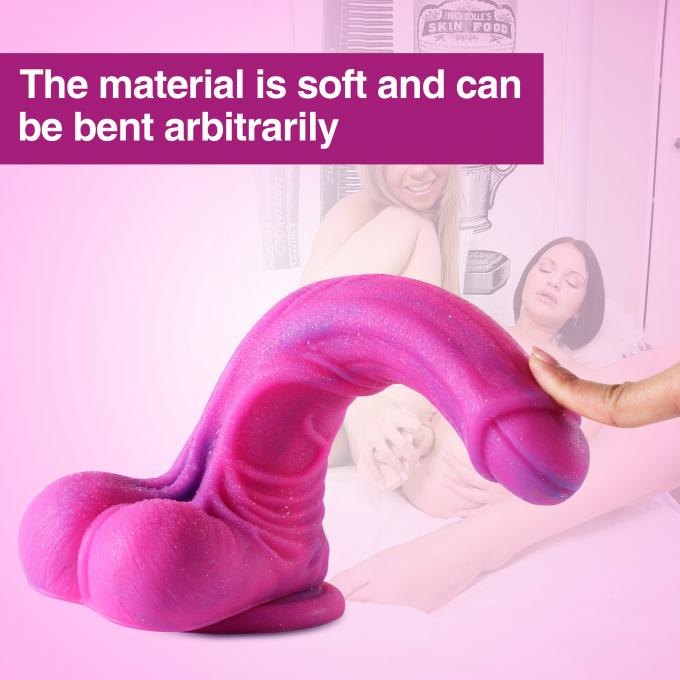 Starry Red Monster Dildo size measurement