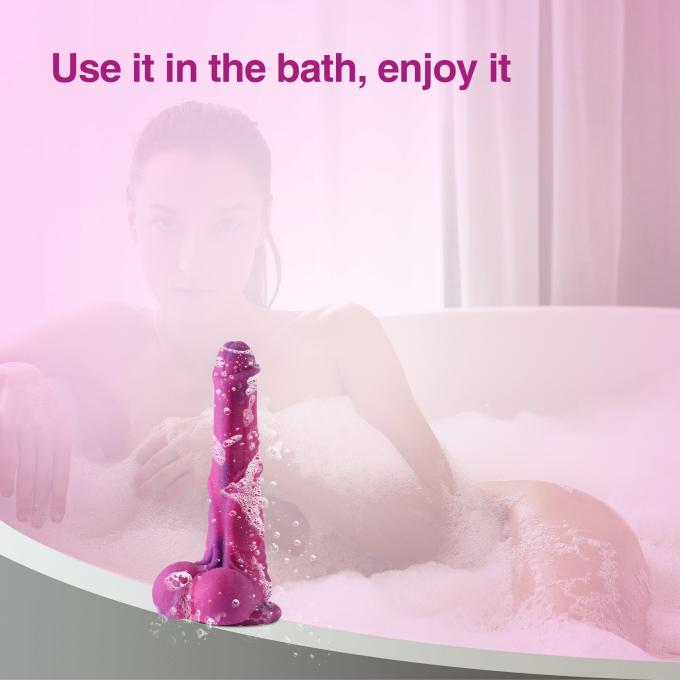 Starry Red Monster Dildo packaging option