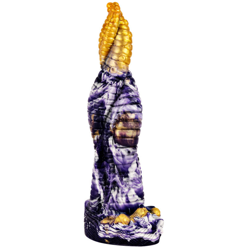 Xise Metal Purple Fantasy Dildo Sex Toy With Unique Design And Discreet Packaging