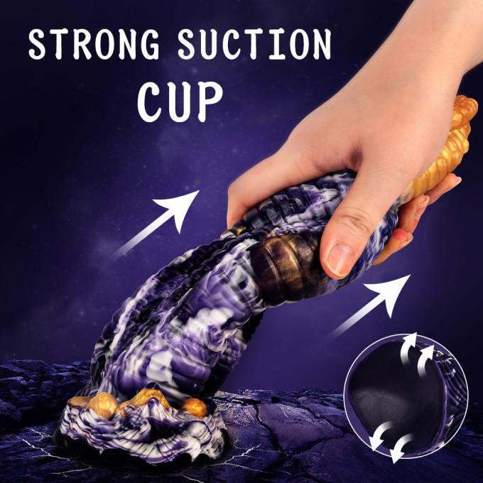 Xise Metal Purple Fantasy Dildo discreet packaging