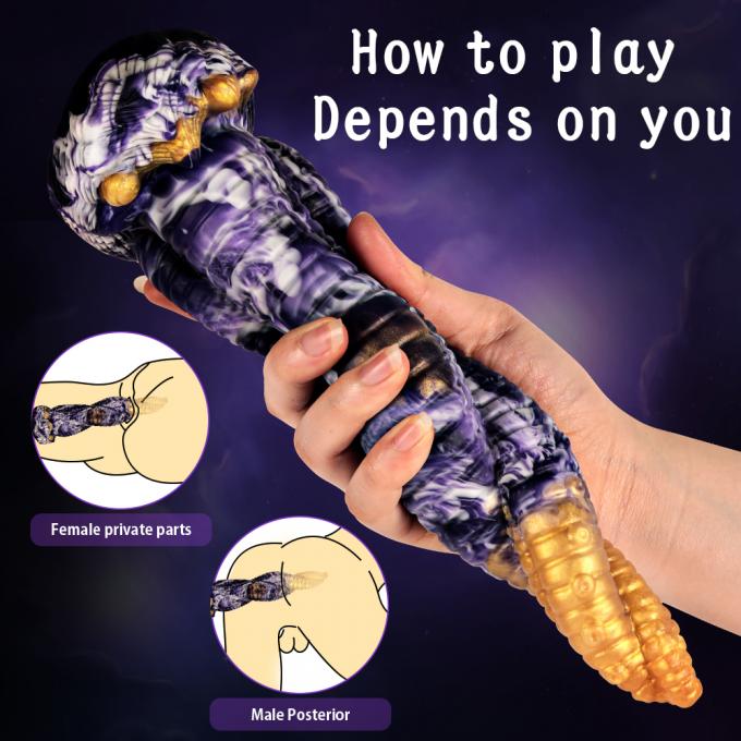 Xise Metal Purple Fantasy Dildo quality inspection