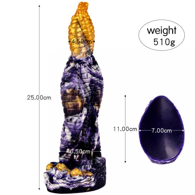 Xise Metal Purple Fantasy Dildo product specifications