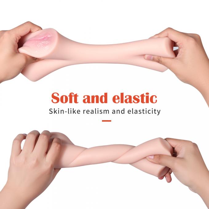 Tight Ribbed Realistic Vagina Toy Lifelike Vagina Penis Stimulation Pocket Pussy Sex Toys