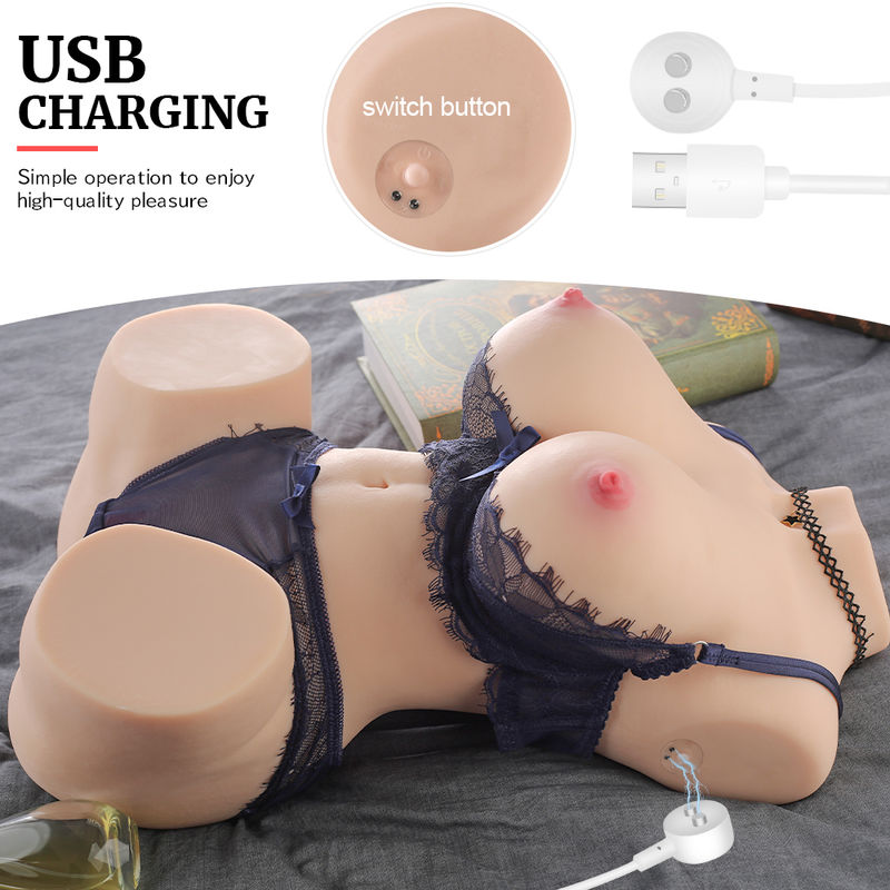 Xise Britney 13.5kg Sucking Vibrating Sex Doll Popular Female Body Doll 5 Modes Vibration 5 Modes Sucking Vagina Doll