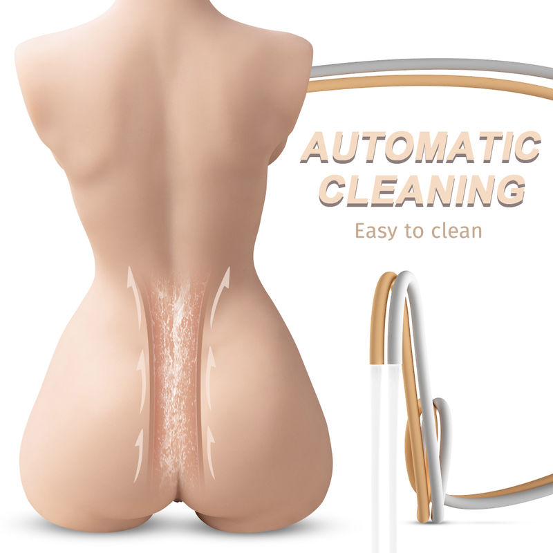 Best Selling Realistic Sex Doll Magnetic Charging 8.69Kg Auto Sucking And Vibrating Half Body Sexy Love Doll for men