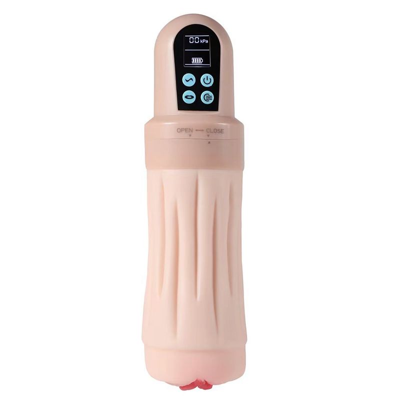 ​​Xise DualLayer Vibrating Masturbator​​ Realistic Sucking Pussy Toy for Men with Powerful Sensations