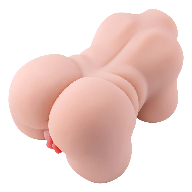 ​​Chubby Handheld Sex Doll Pulse Vibrator Mini Love Doll with Realistic Vagina Soft TPE Material for Men