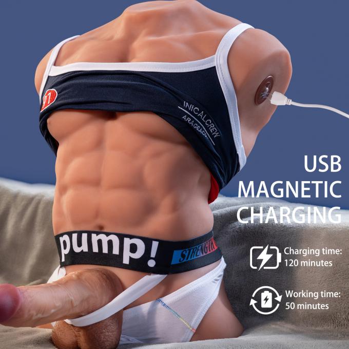 Fitter Male Torso realistic texture