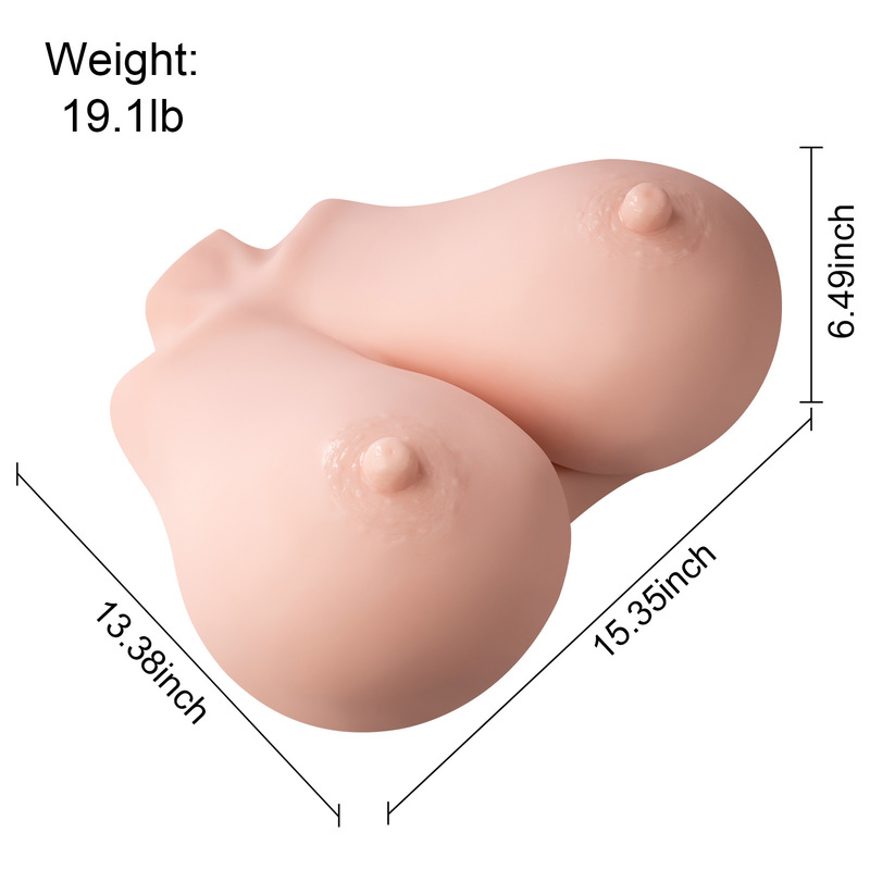 Giant Breast Pillow Adult Sex Toy with Super Soft Gel Material Heavy Weight and Realistic Sensation