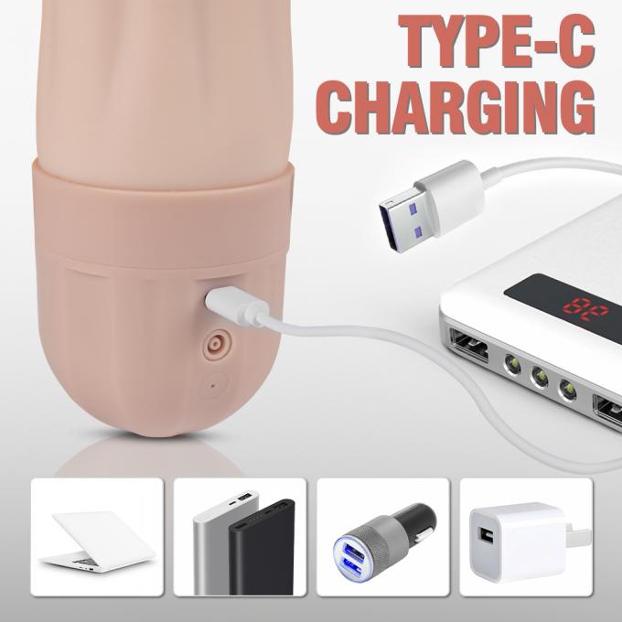 Innovative New Vibrating Realistic Vagina Toy Sucking Dual Layers Grip Sensation
